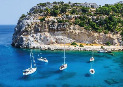 Leniwy dzień na żaglówce