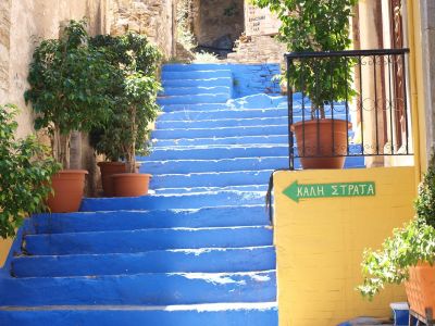 Symi mit dem Schnellboot