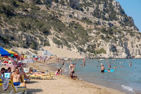 Najlepsze plaże na Rodos Tsampika